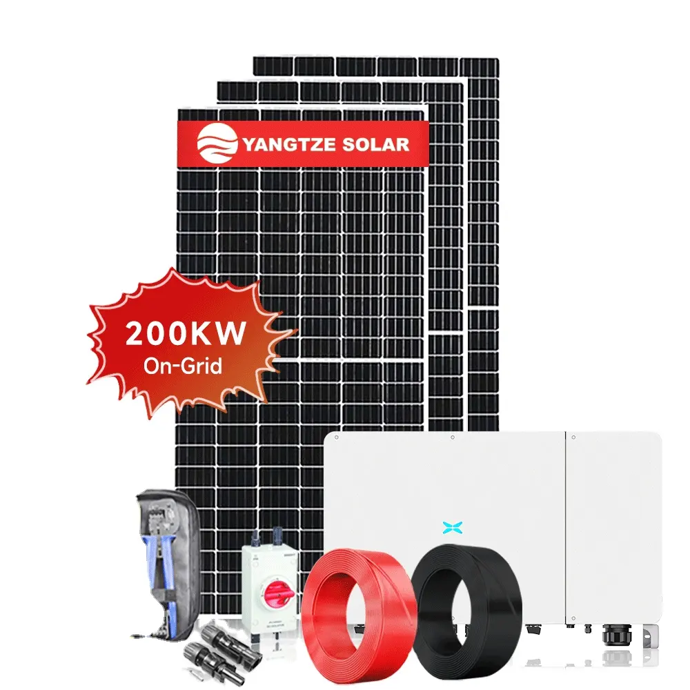 Panneau solaire industriel, système lié au réseau, 200kw, 1000kw, prix industriel commercial