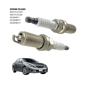 Kinerja tinggi 90919-01249 Plug FK20HR11 1/2UR 2GR 3GR otomotif 3 elektroda Double Iridium busi Plug untuk Toyota Lexus - Product Image 1