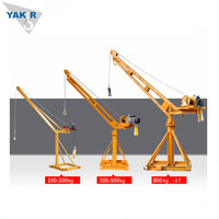 Mini grue portable de 1000 kg 1500 kg Mini grue de levage extérieure 220V