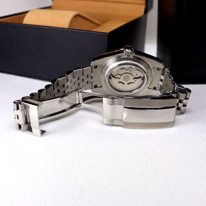 Vintage Classic Luxury Stainless Steel Automatic Movement <b>Watch</b> Luminous Pointer 18mm Exhibition Case <b>Men</b> <b>Watch</b> - Product Image 4