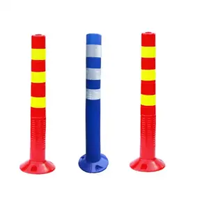 Wholesale 75cm High Quality Flexible Traffic Safety PU Warning Post
