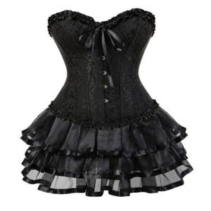 Jupe en gaze pour femme <span class=keywords><strong>de</strong></span> chambre, 3 couleurs, tenue <span class=keywords><strong>de</strong></span> jeu <span class=keywords><strong>de</strong></span> sorcière, demi-longueur, tenue overbust, Victoria, jupe courte sexy - Product Image 2