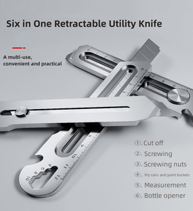 Edelstahl SK5-Klinge Schneidmesser für Schwerlastarbeiten für Kartonagen Leder-DIY-Qualität Druckknopf-Stil OEM-Anpassung - Product Image 6