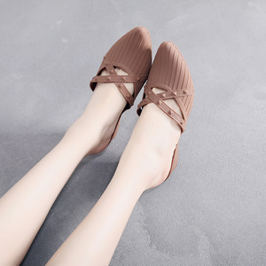 <span class=keywords><strong>Ciabatte</strong></span> da donna invernali in pelliccia sintetica per la casa calde Flat femminili scivoli in nero rosa Beige grigio per l'estate e l'autunno all'aperto - Product Image 4