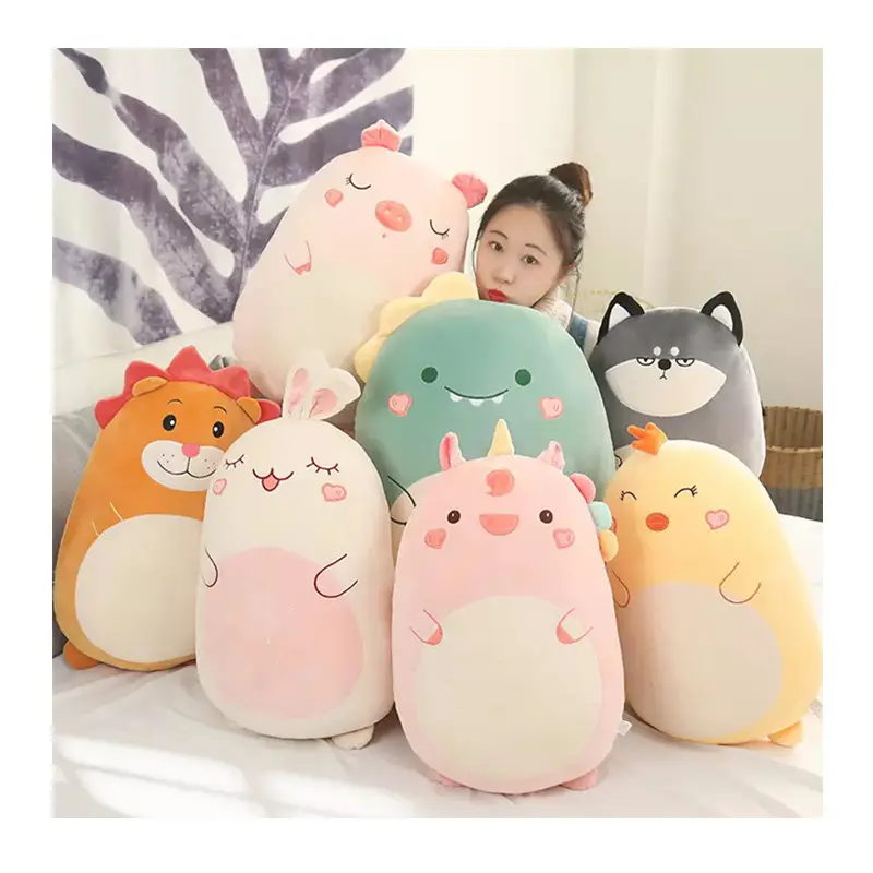 Halloween Christmas Kids Toy Gift Cute Custom Soft Stuffed Animal Fruit Plush Toy Pillow Baby Sleeping Bed Toy