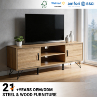 Meuble TV de luxe moderne pour salon, meuble de divertissement, console, meuble de rangement