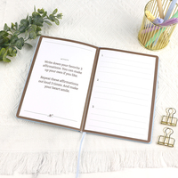 Carnet de notes personnalisé A5, agenda, journal, couverture en cuir PU, impression numérique, logo personnalisé, fournitures scolaires