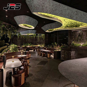 北欧風レストラン家具テーブルと椅子、レストランカフェホテル家具、ベルベットブースソファセット - Product Image 3