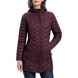 33,000ft Women's Long Puffer Jacket With Hood <b>Lightweight</b> Warm Winter <b>Coat</b> Water Resistant Windproof Quilted Outdoor Hiking - Product Image 1
