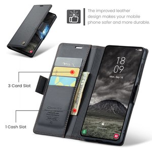 Funda para <span class=keywords><strong>Samsung</strong></span> <span class=keywords><strong>Galaxy</strong></span> A57 5G, Funda Tipo Cartera con Bloqueo RFID CaseMe <span class=keywords><strong>023</strong></span>, Carga Inalámbrica, Funda de Cuero con Tapa para Teléfono - Product Image 5