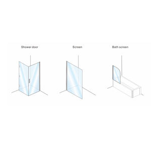 Charnière <span class=keywords><strong>de</strong></span> porte battante multifonction, accessoires <span class=keywords><strong>de</strong></span> <span class=keywords><strong>baignoire</strong></span>, charnières pivotantes fixes en verre, portes battantes mur-verre - Product Image 4