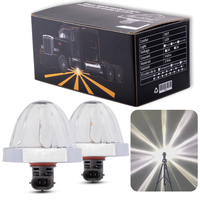 Lampu sinyal penanda Trailer truk 36W, kecerahan tinggi kondisi baru Kondisi besar tahan air kaca pendingin lensa semangka