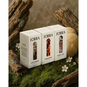 Carpeta de Papel Texturizado Natural de Lujo con Logotipo Personalizado en Relieve, Embalaje Ecológico con Cierre para Gotero - Product Image 1