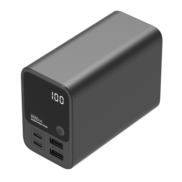 27000mAh Powerbank 222.5W Total Output PD100w Double USB Type C Super Fast Charging Big Capacity Aluminum Alloy OEM ODM