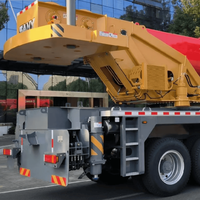 Nouvelle grue sur camion Sany de 80 tonnes, grue mobile hydraulique à flèche télescopique pour la construction et le levage