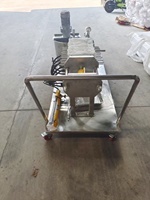 RVS kleine filterpersmachine voor wijnproductie, filtratie-apparatuur, food grade plaatfilter voor drankenverwerking