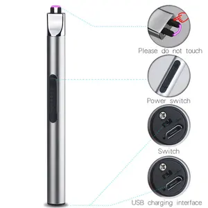 Multifunctional Custom Electric Candle BBQ Lighter Usb Arc Lighter Outdoor Camping Lighter
