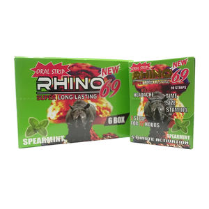 Bandes orales Rhino 69 amélioration masculine Bandes orales 6ct - Product Image 3