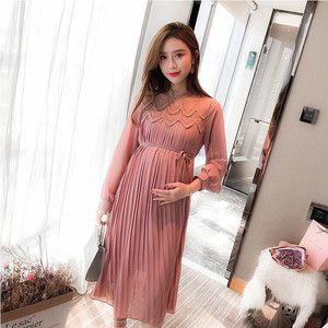 Vestidos de Maternidad de Encaje y Chifón para Embarazadas, Vestido Plisado para Bodas, Sexy, para Sesiones de <span class=keywords><strong>Fotos</strong></span>, Accesorios de Fotografía, Ropa - Product Image 2