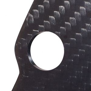 SHENYU 3K Plain Weave Carbon Fiber Bracket Carbon <b>Felt</b> 5mm <b>Thickness</b> 200C Working Temp Lightweight High-Strength Mounting Holes - Product Image 6