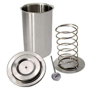 Olla a presión de acero inoxidable con termómetro para hacer carne, herramientas de cocina para hacer carne saludable con horno de <span class=keywords><strong>Bacon</strong></span> - Product Image 4