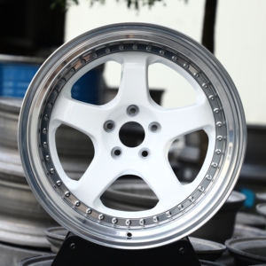 Jantes forgées sur mesure en 2 parties, concaves profondes, 5 branches, 17-20 pouces pour Porsche 911, BMW M4, Nissan 370Z, <span class=keywords><strong>Toyota</strong></span> Supra - Product Image 2