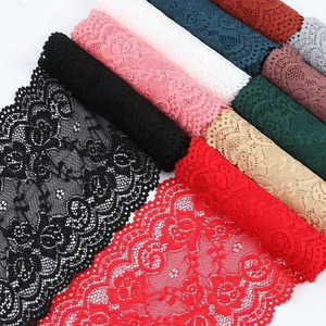 15Cm Grosir Lembut Elastis Renda Potong Spandeks/Nilon <span class=keywords><strong>Jacquard</strong></span> Renda untuk Lingerie - Product Image 5