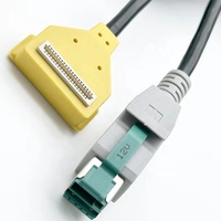 Câble adaptateur d'alimentation USB DC Ethernet RJ45 mâle CBL132-006-03-A en cuivre pur tressé pour imprimante de machine de point de vente Verifone