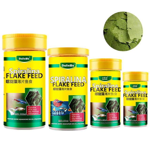 Aquarium Fish Food Spirulina Flake Fish Feed for Sale