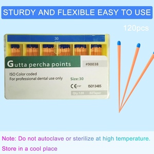 FUREIN SMILE 120 piezas # Puntas de Gutapercha Cónicas 30/02, Resina Absorbente/Acrílico, Caja Antiderrames de Papel, Uso Dental Manual, Clase I ISO - Product Image 6