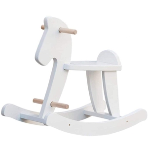 Bébé personnalisé Tour Animal Blanc <span class=keywords><strong>À</strong></span> <span class=keywords><strong>Bascule</strong></span> Jouet Enfants Bébé En Bois <span class=keywords><strong>Cheval</strong></span> <span class=keywords><strong>À</strong></span> <span class=keywords><strong>Bascule</strong></span> Jouet Pour Enfants - Product Image 6
