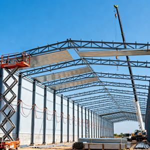 โกดังเหล็กโครงสร้างสำเร็จรูปสำหรับงานวิศวกรรมโกดังสินค้าขายดี - Product Image 3