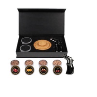 Kit de ahumador de bebidas de roble antiguo con antorcha Logotipo personalizado de calidad premium Nueva llegada para el Día del Padre para Wine Bar Whisky