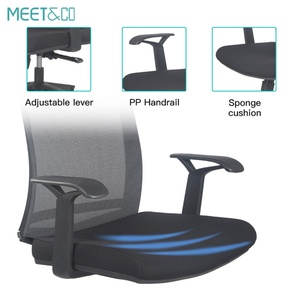 Silla de Oficina Ejecutiva Ergonómica Moderna de Alta Calidad en Cuero PU con Respaldo Giratorio y Función Plegable para Personal de Oficina - Product Image 5
