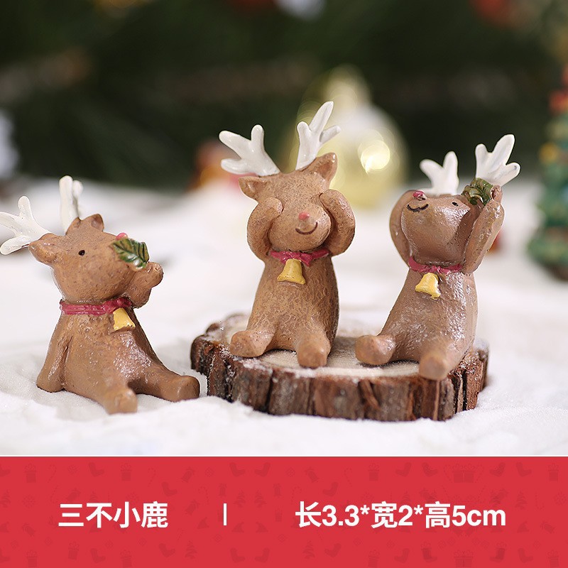 Dy1007-3 deer christmas ornament