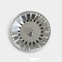Tapón de filtro de drenaje de baño, Colector de pelo, colador de fregadero de cocina de acero inoxidable, tapón de residuos, filtro de fregadero de 84mm