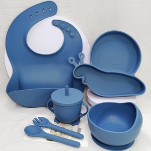 Top Bán Silicone Bộ Đồ Ăn Cho Bé Ăn Đặt Món Ăn Sơ Sinh Tấm Cua Thỏ Miễn Phí Trẻ Sơ Sinh Thực Phẩm Bé Nguồn Cung Cấp Bán Buôn - Product Image 4
