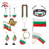 Kit de souvenirs en gros avec drapeau national bulgare, ensemble de drapeaux de campagne électorale 2026 pour événements nationaux