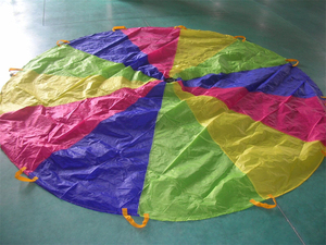 <span class=keywords><strong>Parachute</strong></span> de <span class=keywords><strong>jeu</strong></span> arc-en-ciel pour enfants, pour l'intérieur et l'extérieur, avec poignées, <span class=keywords><strong>jeu</strong></span> de <span class=keywords><strong>parachute</strong></span> pour enfants - Product Image 3