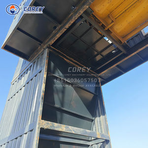 โรงงานผสมคอนกรีตแบบเคลื่อนที่ไม่ได้ Corey HZS180 ควบคุมด้วย PLC พร้อมมอเตอร์และเครื่องยนต์ สายการผลิตสูง รับประกัน 2 ปี - Product Image 2