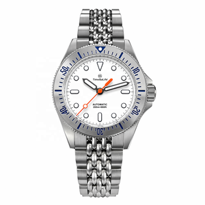 Montre mécanique OEM avec logo personnalisé NH35, étanche 200M, luminescence BGW-9, montres pour hommes, <span class=keywords><strong>lunette</strong></span> en aluminium, montre automatique 39MM - Product Image 2