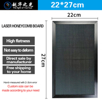 Panneaux alvéolaires en aluminium personnalisés Graveur laser CO2 Machine de découpe 1064nm Lit laser alvéolé Pièces de rechange incluses
