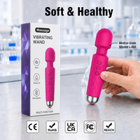 Masseur vibrant en silicone 20 fréquences 8 vitesses Stimulateur clitoridien et point G Jouets pour adultes pour femmes CE RoHS
