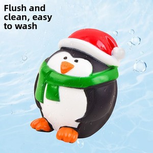 Juguete de Peluche con Sonido en Forma de Reno, Muñeco de Nieve y Pingüino para <span class=keywords><strong>Perros</strong></span>, para Masticar y Limpiar los Dientes - Product Image 4