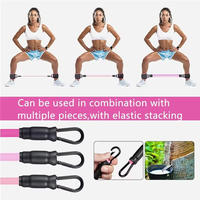 CW CW1102 TPE Écologique 6,5 kg Bandes de Résistance Sangles de Cheville Ensemble de Fitness Manchettes de Soutien à Anneau en D Équipement de Yoga et de Gym Protection des Jambes