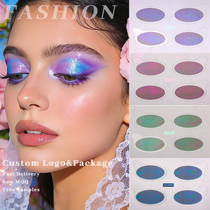 Custom Logo <b>Eye</b> <b>Shadow</b> Sticker Waterproof Glitter Face Makeup Patch For Party Fashion - Product Image 1