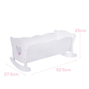Meubles berçants pour <span class=keywords><strong>berceau</strong></span> de poupée | Convient au lit de poupée en bois de 18 pouces pour enfants - Product Image 2