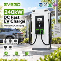 EVEGO / Borne de Recharge Wi-Fi sur Pied pour Véhicules Électriques CCS1/CCS2 OCPP 2.0.1 240kW – Station de Recharge Rapide