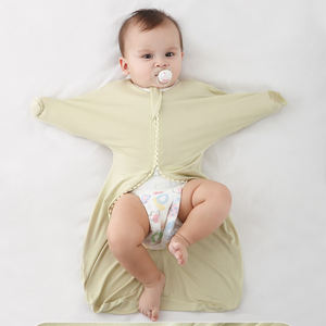 Venta al por mayor Modal High Elastic Baby Surrender Anti-JUMP Sleeping Bag Baby Anti-kick by Newborn Swaddle Towel - Product Image 4