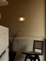 Applique murale américaine simple de luxe en albâtre naturel espagnol pour chambre à coucher Lumière LED décorative simple mur de fond de salon